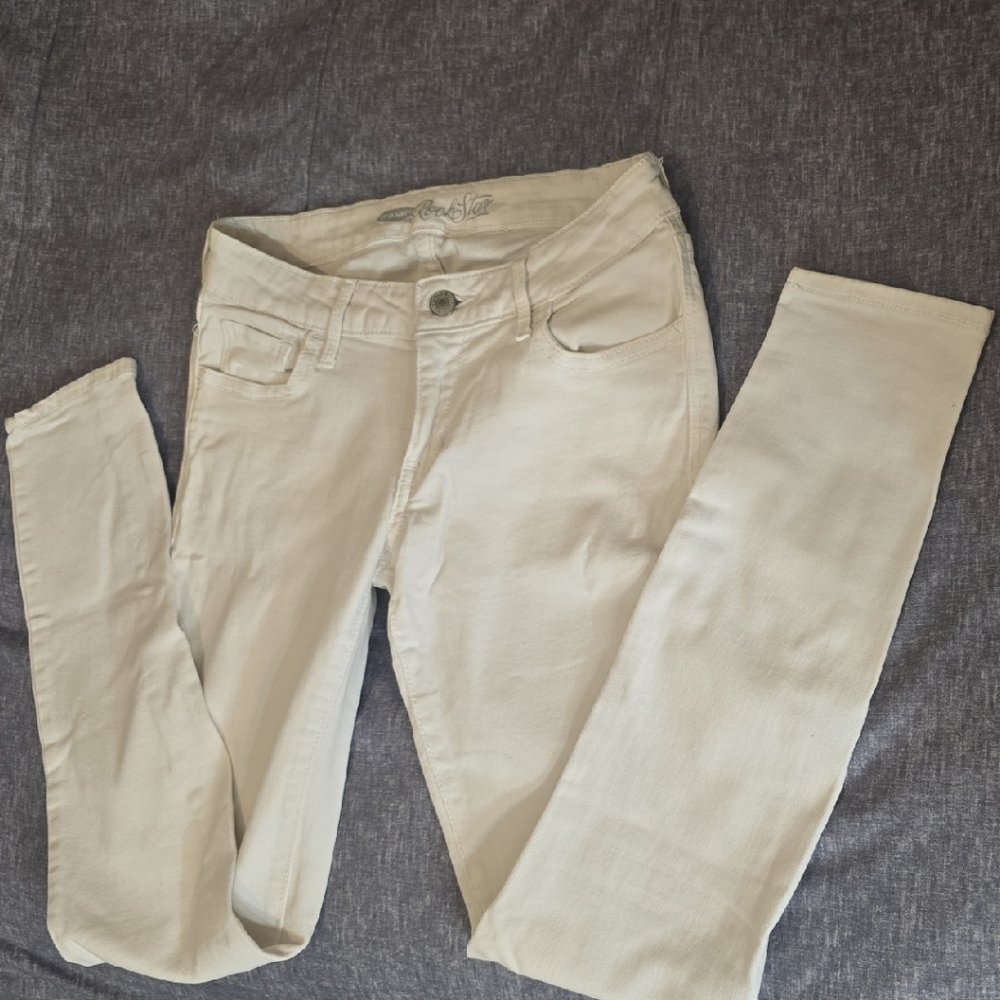 Old Navy Off-White Skinny Jeans